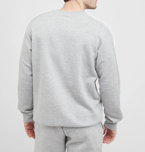 เสื้อสเวตเตอร์โอเวอร์ไซส์ของผู้ชายผ้าคอตตอน100% แถบข้างเสื้อสเวตเชิ้ตตามท้องถนนสำหรับฤดูใบไม้ร่วง - Product Image 6