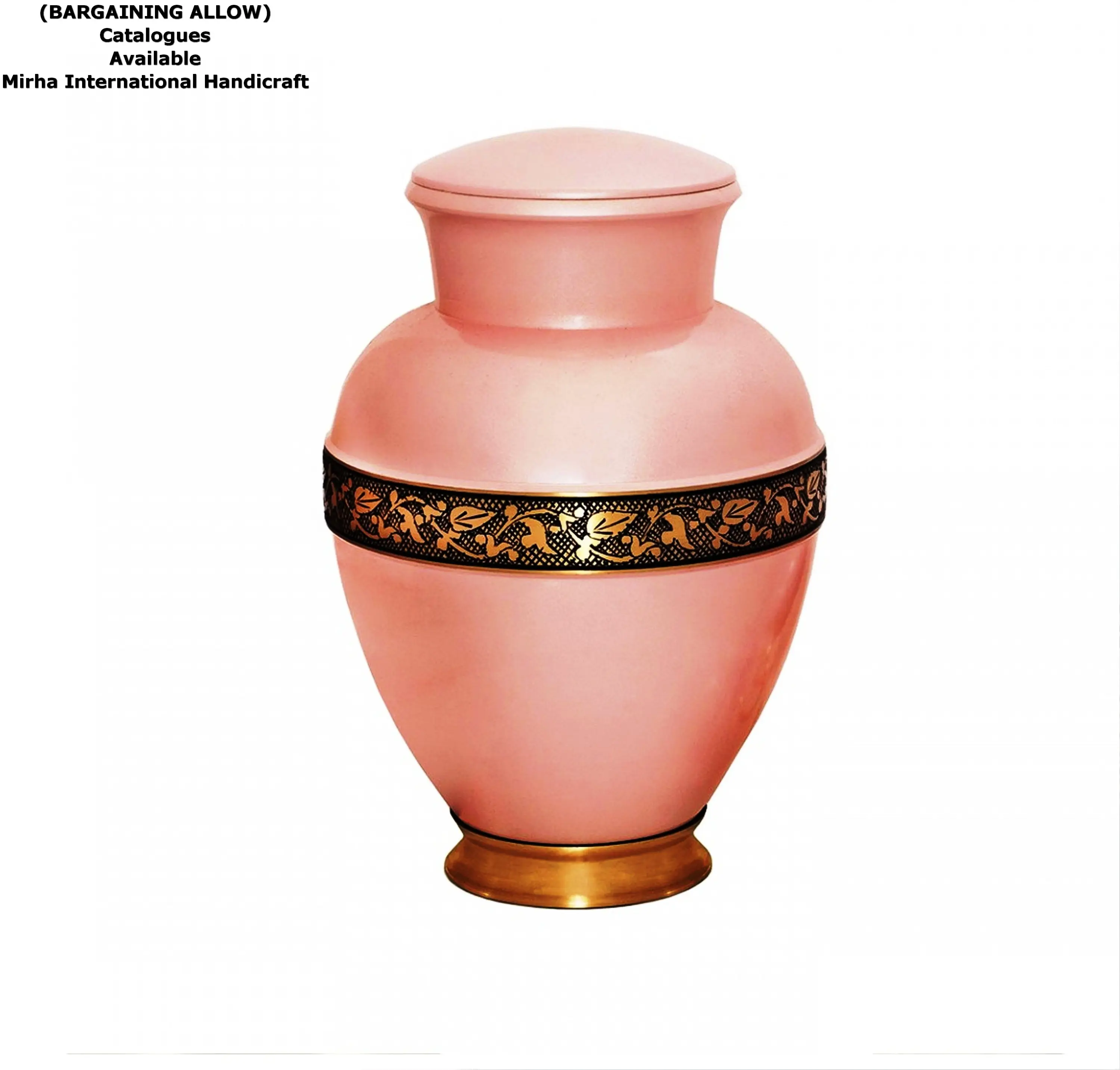 Urna rosa produto de alta qualidade Urnas de cinzas humanas de alta qualidade para mulheres e homens