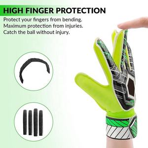 Gants de gardien de but en cuir de haute qualité Meilleurs gants de football en gros pour une utilisation en extérieur directement du fabricant - Product Image 2