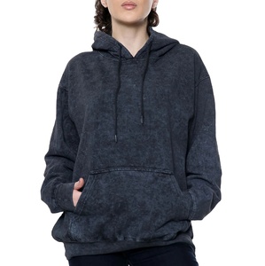 เสื้อมีฮู้ดโอเวอร์ไซส์สไตล์วินเทจระบายอากาศได้ดีเสื้อฮู้ดผ้าฝ้าย100% ซักกรดมีกระเป๋าใหญ่ - Product Image 5