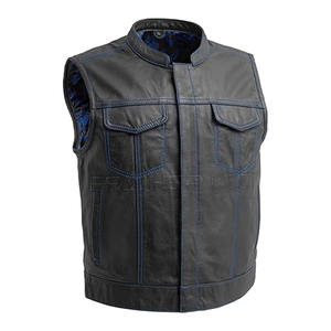 Gilet en cuir grande taille pour hommes, vêtements d'hiver chauds et décontractés, respirant et à prix raisonnable Service OEM disponible - Product Image 1
