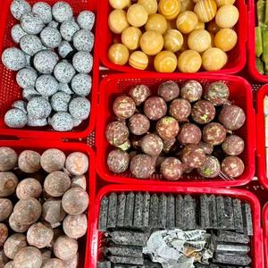 特別価格 天然宝石 クリスタル工芸品 混合素材 ヒーリングストーン ワンド タワー スフィア ハート パームストーン セット ギフトショップ向け - Product Image 3