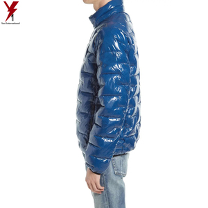 Offre Spéciale Unique Premium hommes hiver doudoune haut tendance bleu conception longue longueur vers le bas matériel en gros - Product Image 3
