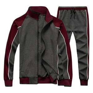 <b>Mens</b> 2 Piece Outfit Plain Tracksuit Set Zip Up Hoodies Sweatshirt <b>Lounge</b> <b>Pants</b> with Pockets Casual - Product Image 5