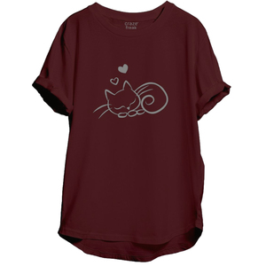 Camiseta de Manga Corta para Mujer, 100% Algodón, Personalizable OEM, Transpirable, Ecológica, Ligera, con Hombros Caídos y Dobladillo Plegable - Product Image 4