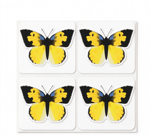 Pegatinas Decorativas de PVC con Mariposas Amarillas Vintage, Juego de Manualidades, Stock en EE. UU. - Product Image 2