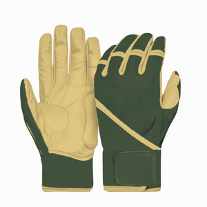 Guantes de béisbol de bateo hechos a medida Guantes de bateo de tamaño juvenil y adulto Diseño personalizado y logotipo Guantes de cuero para deportes al aire libre - Product Image 5