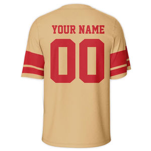 Tenue d'entraînement athlétique, maillot de football américain, performance sportive, équipe, maillot de football américain, uniforme d'équipe durable - Product Image 2