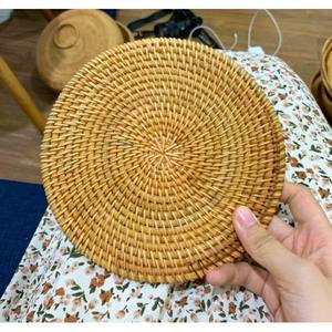 Vietnamese Natural Handwoven Handmade Rattan <b>Placemat</b> <b>Wicker</b> Table Decoration Sets/Rattan Plate Decor From 99 GD - Product Image 5