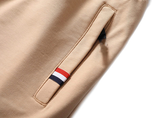 กางเกงขาสั้นผู้ชายคุณภาพสูง ผ้าฝ้ายแท้ 100% แบบลำลอง แห้งเร็ว ระบายอากาศดี เป็นมิตรกับสิ่งแวดล้อม ทันสมัย - Product Image 3