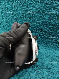 Reloj de diamantes de moissanita de lujo para hombre, movimiento automático con ajuste de pavé completo para reloj, joyería de moda - Product Image 6