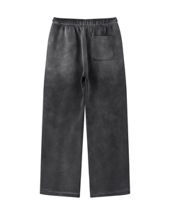 กางเกงวอร์มขาบานของผู้ชายกางเกงซักได้สำหรับผู้ชายกางเกงขนแกะ332gsm แบบวินเทจสเปรย์แบบกำหนดเองได้2025 - Product Image 6