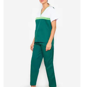 Nuevo Unisex Enfermería Doctor Odontología Pet Hospital Scrubs Uniformes Custom Spandex 2 piezas Jogger Personal médico femenino - Product Image 3