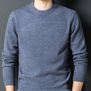 Pull à col rond pour homme, automne/hiver, mode décontractée, tricot chaud, SUPREX ENTERPRISES, acrylique/nylon/laine, simple - Product Image 4