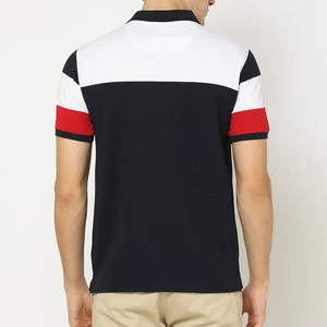 Logotipo personalizado bordado Color sólido Hombres Uniforme Polo 100% algodón en blanco Golf Polo Shirt - Product Image 6