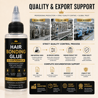 Fabricant de colle pour extensions capillaires à marque privée avec une tenue forte pour les mèches et les extensions de cheveux