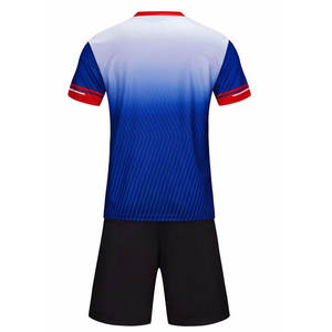 Uniforme de Fútbol Personalizado para Hombre, Conjunto de Camiseta de Fútbol Azul Rey, Impresión por Sublimación, Kit de Entrenamiento, Venta al por Mayor de Fábrica, Ropa OEM al por Mayor - Product Image 2