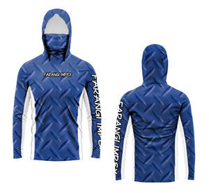 HUK Chemises de pêche UPF 50 + Couverture faciale Vêtements de pêche Protection solaire Uv Camouflage Sweat à capuche Masque facial pour hommes Jersey Respirant OEM - Product Image 6