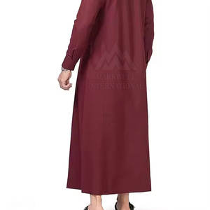 Vestido Jubba de algodón suave para hombre, Thawb túnica árabe, ideal para uso diario, informal o de oración - Product Image 5