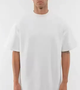 เสื้อยืดผู้ชายขายดีเสื้อยืดผ้าทอคุณภาพสูงผ้าฝ้าย100% โอเวอร์ไซส์ออกแบบปักและพิมพ์ลายสไตล์ฮิปฮอป - Product Image 3