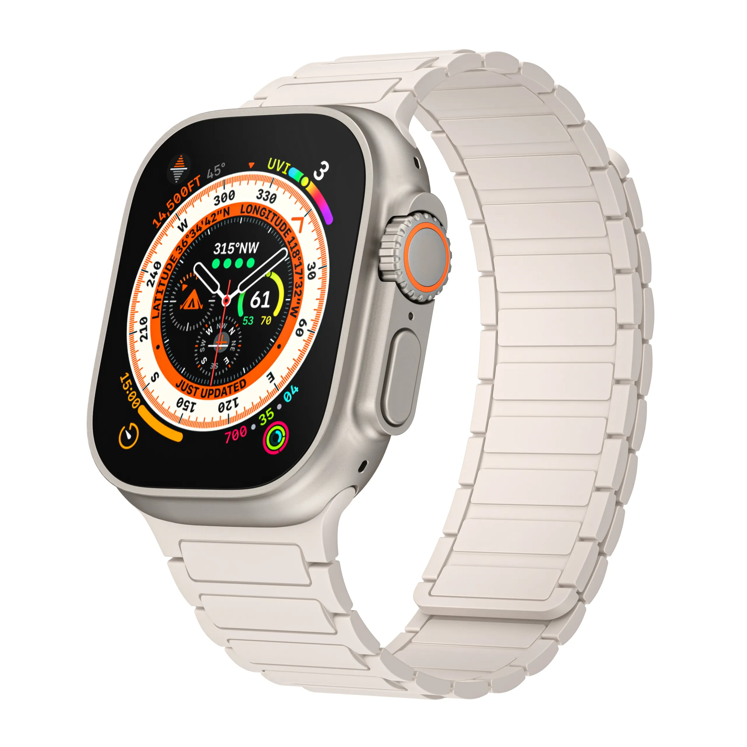 2024 untuk iWatch Band 42/44/45/49mm fashion jam tangan pintar tali silikon antilembap baru