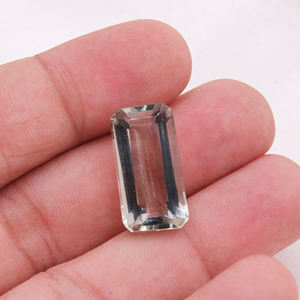 Compre la piedra preciosa suelta facetada amatista de corte esmeralda natural de grado superior para la fabricación de joyas piedra natal | Venta al por mayor disponible - Product Image 6