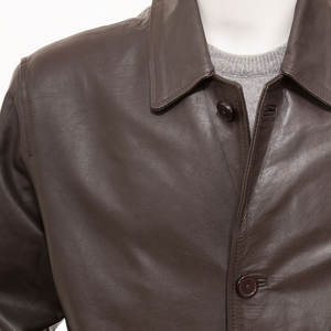 Chaqueta de Cuero Cortavientos de Moda para Hombre, Ropa de Invierno en Oferta con Mangas Largas, Chaqueta de Invierno - Product Image 4