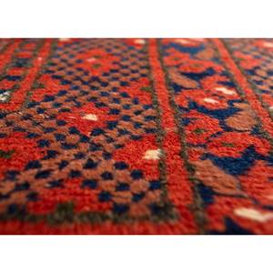 Alfombras de Lana Anudadas a Mano Kiaan, Diseño Geométrico Abstracto Rojo y Naranja, para el Hogar, Entrada, Pasillo, Rectángulo de 9x12, para Adolescentes - Product Image 3