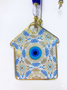House Design Evil Eye <b>Wall</b> <b>Decor</b> Gold Nazar Amulet Turkish Lucky Charm Housewarming Gift Home Decoration - Product Image 1
