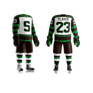 Customized Team Ice Hockey Uniforms Hot Selling Design Made In Pakistan With High Quality Fabric - Product Image 2