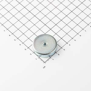 Gripper piatto in ferrite con filettatura interna Ø32x7mm - Product Image 1