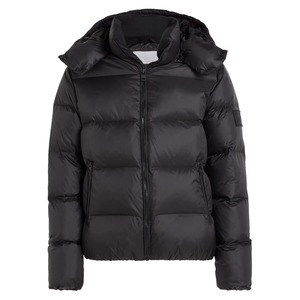 Unisex High Quality Hooded Canvas Puffer <b>Jacket</b> Front Logo Customizable <b>Waterproof</b> Cotton Filled Heated Windproof Anti-UV Winter - Product Image 5