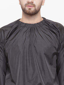 Combinaison de sauna pour homme, design personnalisé, ourlet élastique, 100% nylon, poches latérales avec fermeture éclair, entraînement sportif, jogging, combinaisons de sauna - Product Image 3