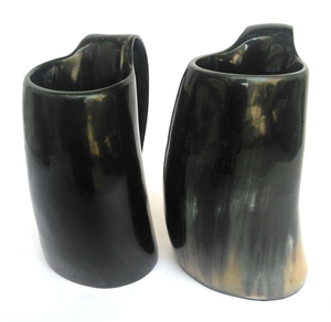 Ensemble de chopes à boire viking authentiques, écologiques, pour bière, miel et aventure, par Multi Craft - Product Image 6