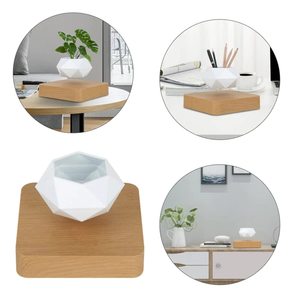 <span class=keywords><strong>Maceta</strong></span> Magnética de Levitación para Bonsái, Juego de Macetas Giratorias con Suculentas Flotantes para el Hogar o la Oficina, Diseño Moderno - Product Image 2