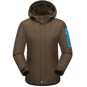 OEM Custom Wholesale Winter <b>Jacket</b> for <b>Men</b> Windproof Waterproof Outdoor <b>Soft</b> <b>Shell</b> Coat Sheep Skin Leather Front Logo Placement - Product Image 1