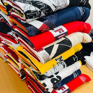 T-shirts décontractés pour hommes à manches courtes 100% coton biologique Motif imprimé lettres Col rond Coupe régulière Tissu tricoté respirant - Product Image 2
