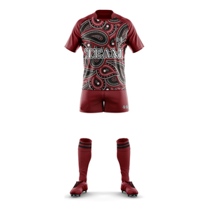 Uniformes de rugby personnalisés à bas prix, sublimés, service OEM pour équipes sportives, vêtements d'entraînement, conception d'uniformes de rugby, uniforme de rugby - Product Image 1