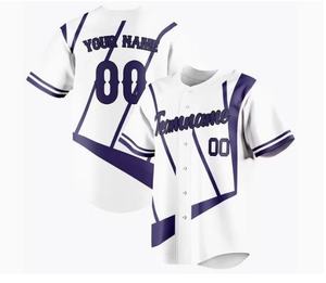 Uniforme de Softbol de Alta Calidad, Diseño Personalizado, Bordado de Alta Calidad, Camiseta de Equipo de Béisbol con Sublimación de Letras, RRI-BU-08 - Product Image 4