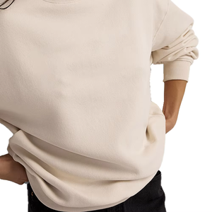 Sudadera a la moda personalizada para mujer, Camiseta holgada con cuello redondo, directo de fábrica OEM - Product Image 2