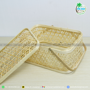 Los mejores productos, cestas de regalo de bambú ecológicas exportadas desde Vietnam para presentaciones reflexivas - Product Image 2