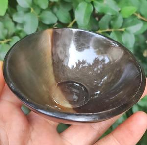 Bol à raser en corne de buffle fait à la main finition polie naturelle profonde sans BPA ustensiles de cuisine de qualité supérieure meilleur cadeau de Noël pour hommes - Product Image 5