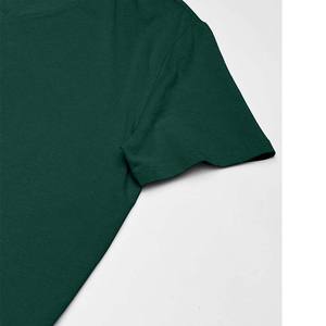 Vente en gros T-shirts épais pour hommes T-shirt manches courtes respirant col en V pour homme en coton de qualité supérieure avec logo personnalisé - Product Image 2