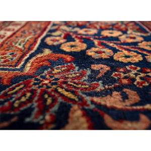 พรมขนสัตว์ถักมือลายดอกไม้สีแดงส้มแบบสามมิติ ยี่ห้อ Aalam รุ่น US-Pae-5115 สำหรับตกแต่งบ้าน ห้องโถง รูปทรงสี่เหลี่ยมผืนผ้า ขนาดใหญ่ ผลิตจากใยวิสโคส - Product Image 3