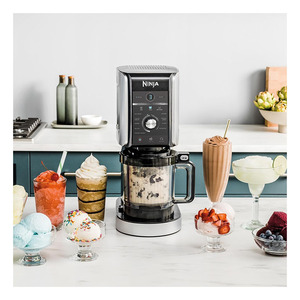 Top Quality Ninjaa CREAMi Deluxe IceCream Maker & Frozen Dessert Maker 10 Functions Gelato Sorbet Yogurt Milkshake Slushi Silver - Product Image 4
