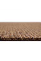 Tapis en sisal tissé de style moderne, qualité supérieure, brun naturel, couleur unie, résistant aux taches, anti-allergique, antibactérien, respirant