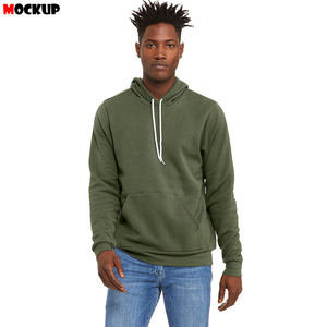 Mens Casual Colorblock Panel Streetwear con bolsillos algodón mezclado sudaderas con capucha - Product Image 5