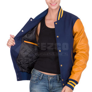 Vêtements d'hiver fabriqués en usine femmes Letterman veste d'hiver vêtements chauds femmes grande taille Letterman vestes pour adultes - Product Image 4