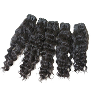 วิกผมมนุษย์แบบเปียกและเป็นลอนสำหรับต่อผมมนุษย์เป็น100% สองชั้น - Product Image 1