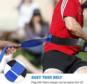 可调式钩环旗足球腰带，每腰带<span class=keywords><strong>3</strong></span>个旗，用于安全的非接触式游戏 - Product Image 3